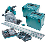 Makita 40V Max XGT Brushless Aws 2 X 4.0ah 165mm Plunge Cut Saw Kit SP001GM201T
