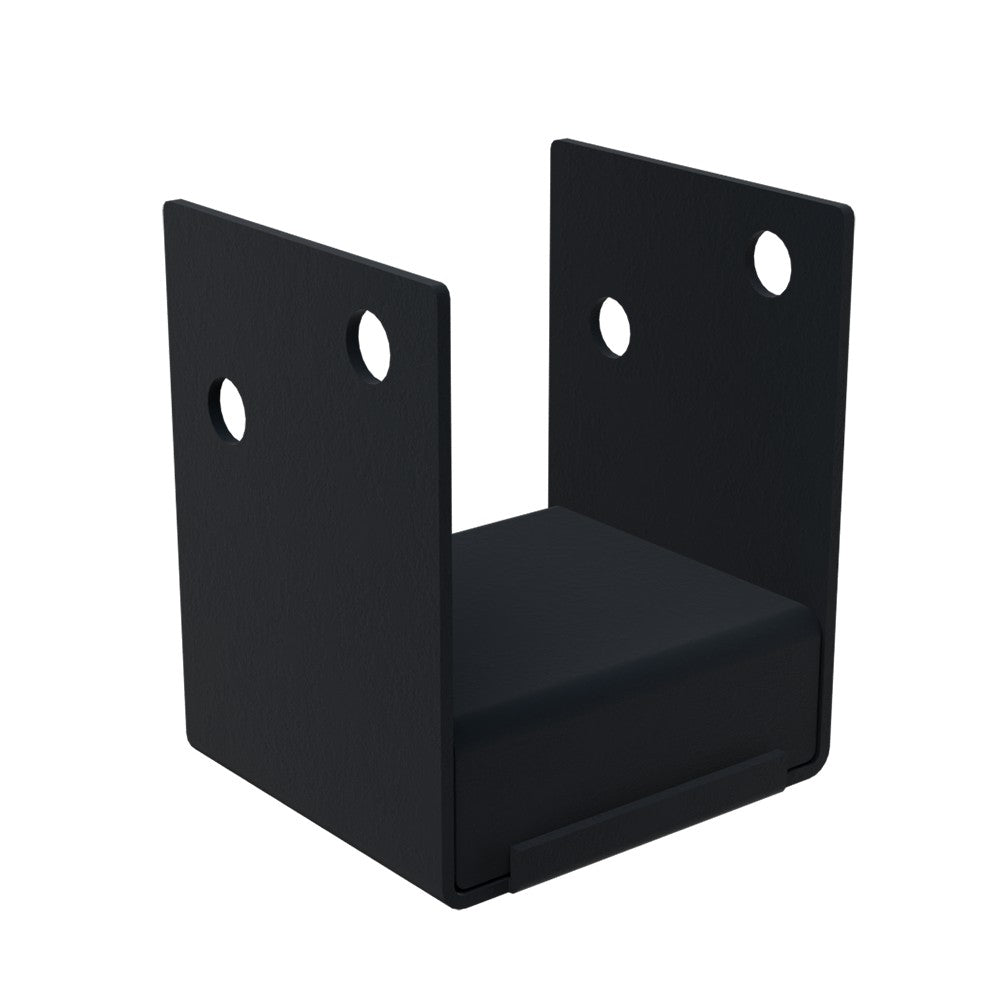 Vuetrade Blackout - Post Support - Bolt Down - 100mm VBPS100BK