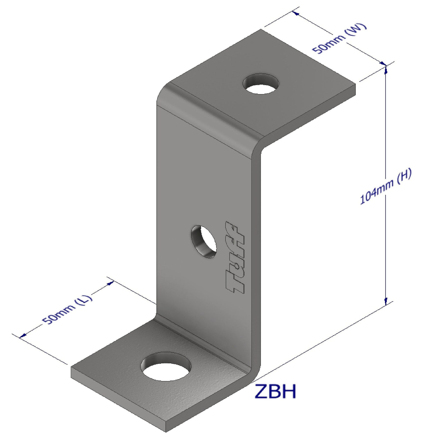 Tuff Range Z-Bracket 104x50x5mm ZBH