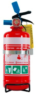 MegaFire 1kg ABE Fire Extinguisher With Vehicle Bracket MF1ABE