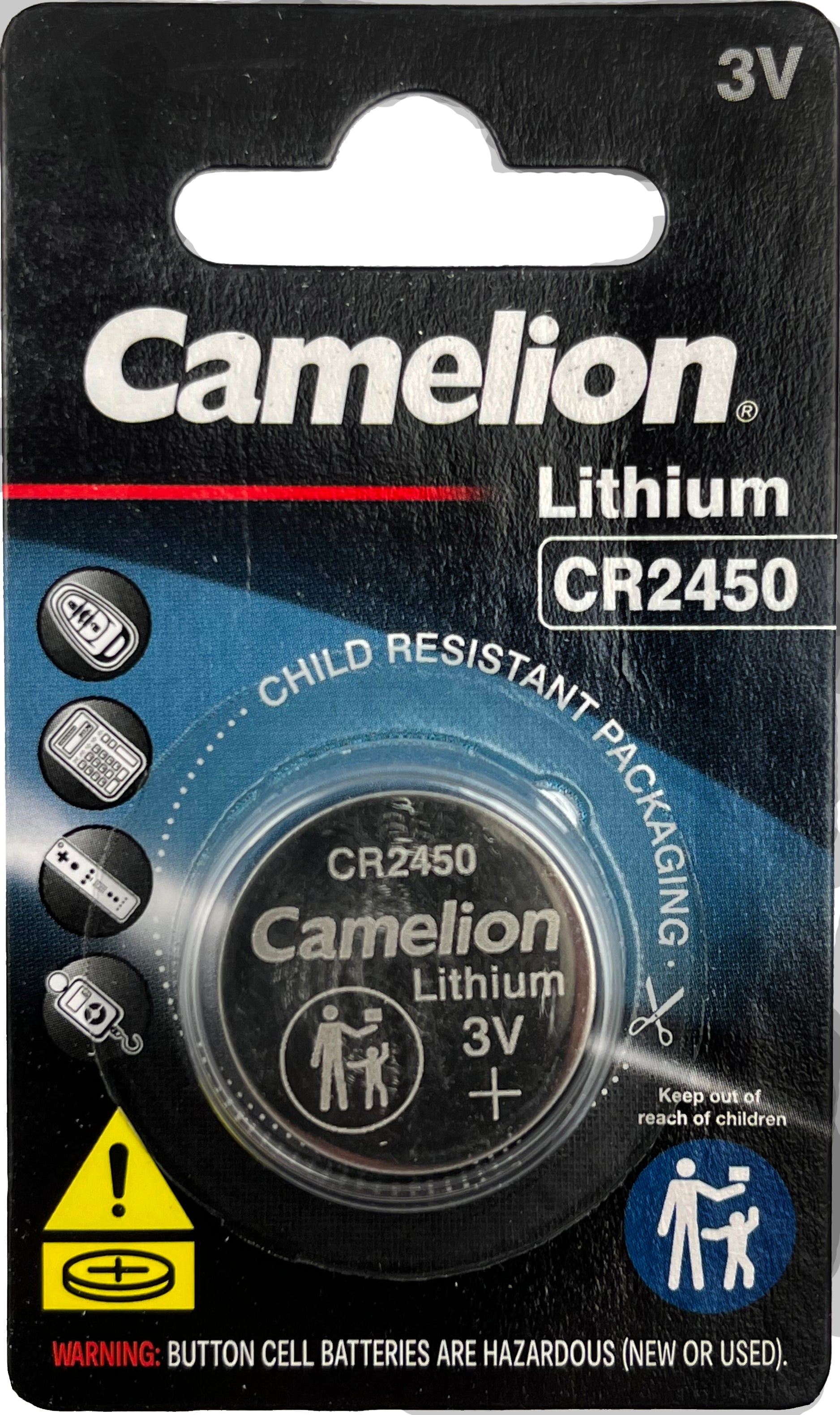 CAMELION Lithium 2450 Button Cell-Cs CA2450CS