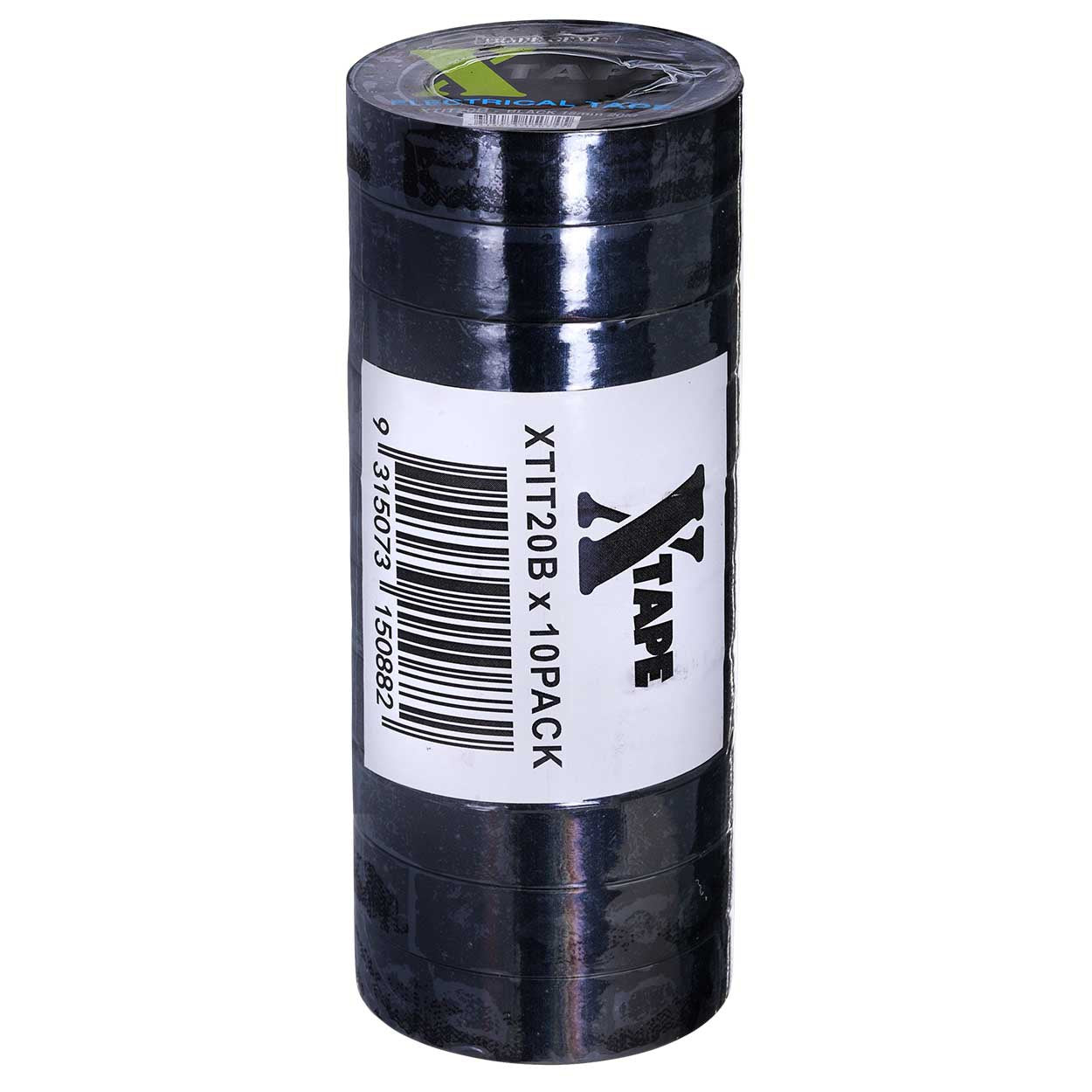 XTape Insulation Tape Black 18mm x 20m 10 Pack XTIT20B