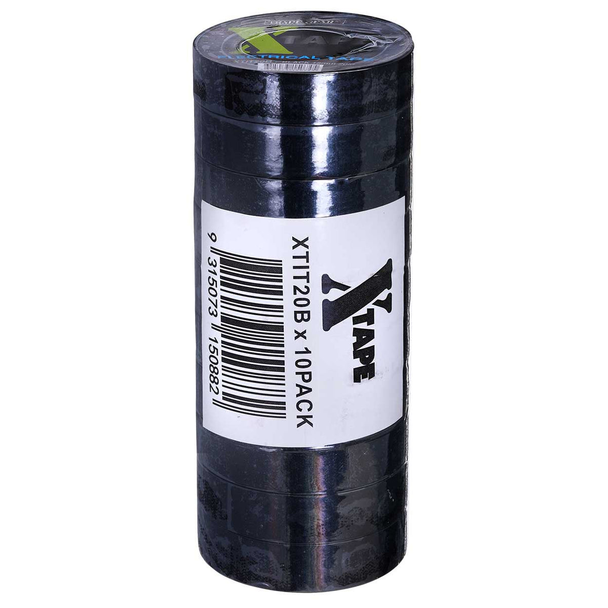 XTape Insulation Tape Black 18mm x 20m 10 Pack XTIT20B