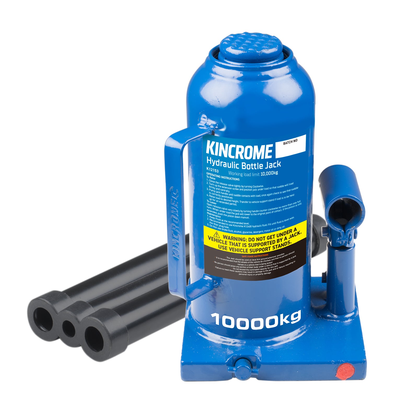 Kincrome Bottle Jack 10000Kg Welded K12153