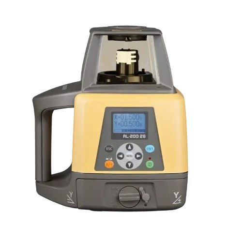 Topcon RL-200 2S Dual Grade Rotating Laser Rechargeable Battery with Premium LS-100D Receiver & Remote Control 1013473-01