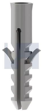 Hobson Wall Plug Nyl Uni Grey: 5 X 25 Pack of 1000 FSMWPNUG05