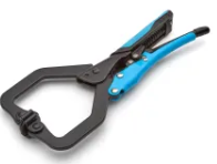 Ox Auto Adjust 7-Inch C Clamp With Swivel Pad - Gripped OX-P204302
