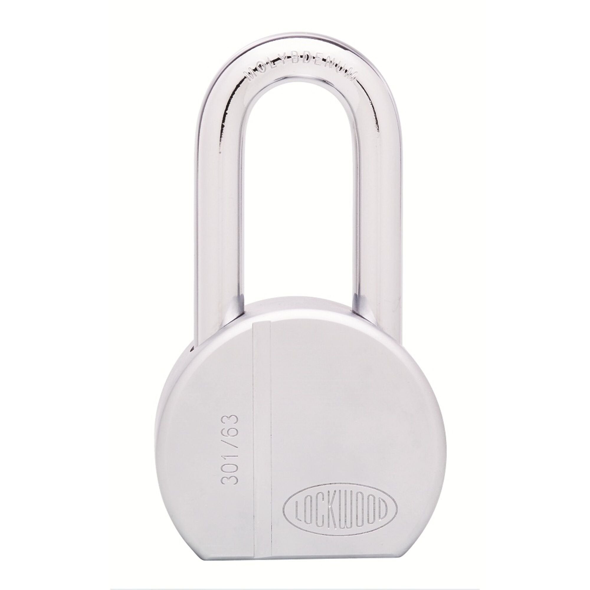 Lockwood 301 63mm Steel Body Padlock 48mm Moly Steel 11mm Diameter Shackle NDP 301/63/154/NDP