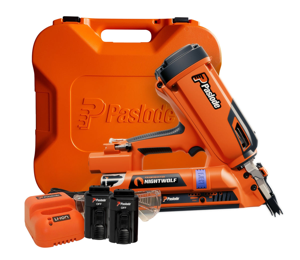 Paslode FrameMaster NightWolf Cordless Framing Nailer Combo Kit NW580