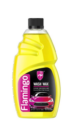 Flamingo Wash Wax 500ml Carnauba F351
