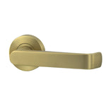 Lockwood Lever V1 Satin Brass PVD Passage Set With Latch VIV1/V1SBPVD