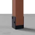 Vuetrade Blackout - Tradies Bolt Down Post Support Black- 90mm VTBPS90BK