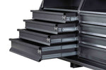 KA Boxes 8 Drawers (4 Side by Side) 4 Shelves - Charcoal Grey KA1360D8CG