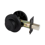 Gainsborough Matte Black Tradepro Cass Double Cylinder Deadbolt