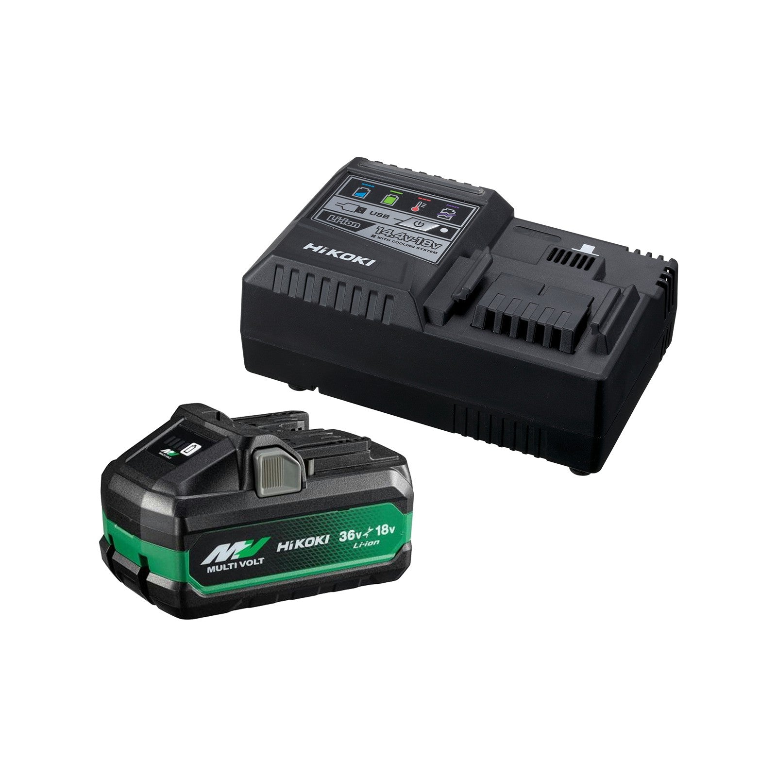 Hikoki Multivolt 18V/36V Battery Combination Pack UC18YSL3HJZ