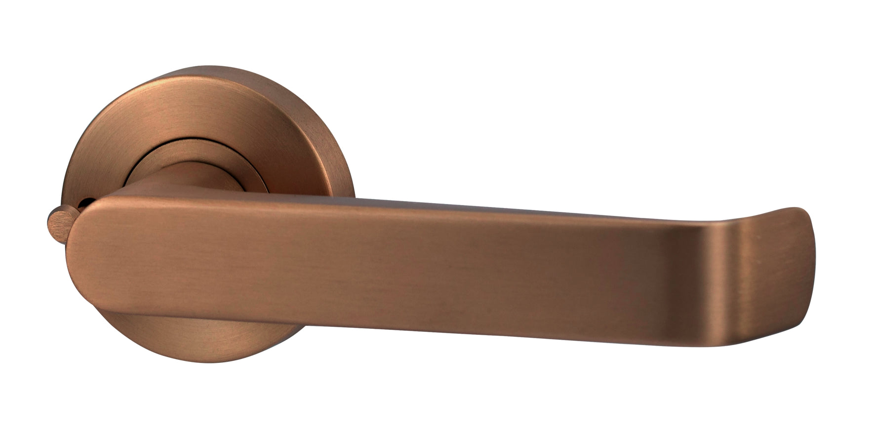 Lockwood Lever V1 Satin Bronze PVD Privacy Set With Latch VIV2/V1BZPVD