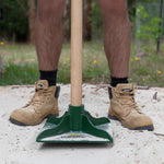 Cyclone 254 x 254mm Long Handle Timber Tamper 604348