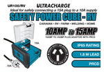 ULTRACHARGE 10Amp To 15Amp Portable Rcbo Single Power Socket UR100/RV