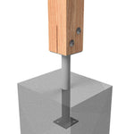Vuetrade Post Support - Centre Blade 125mm VBLPS125