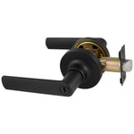 Gainsborough Matte Black Tradepro Round Rose Bela Privacy Lever Set