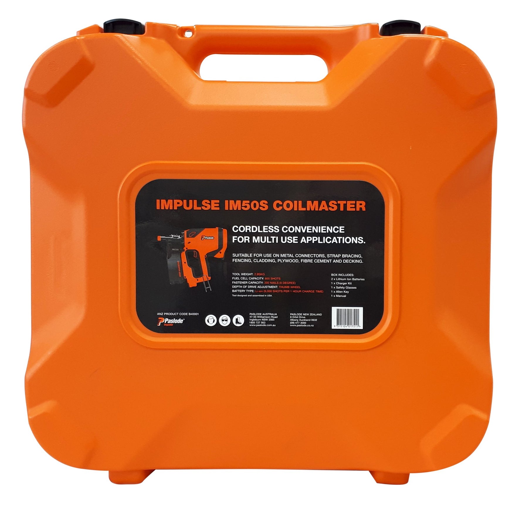 Paslode Coilmaster tool case