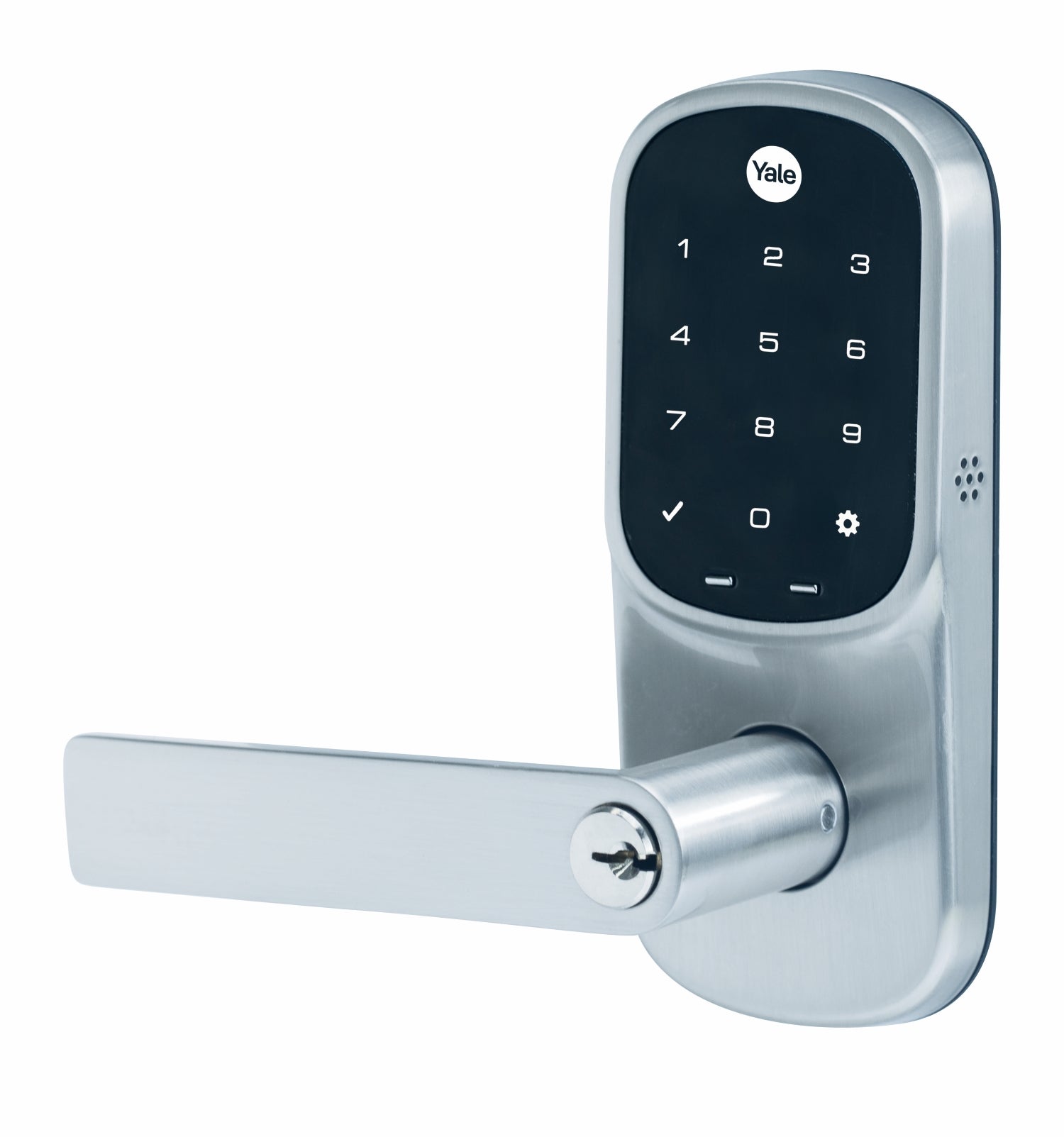 Yale Assure Keyed Lever With Yale Home Module Satin Chrome YRL226HKSC
