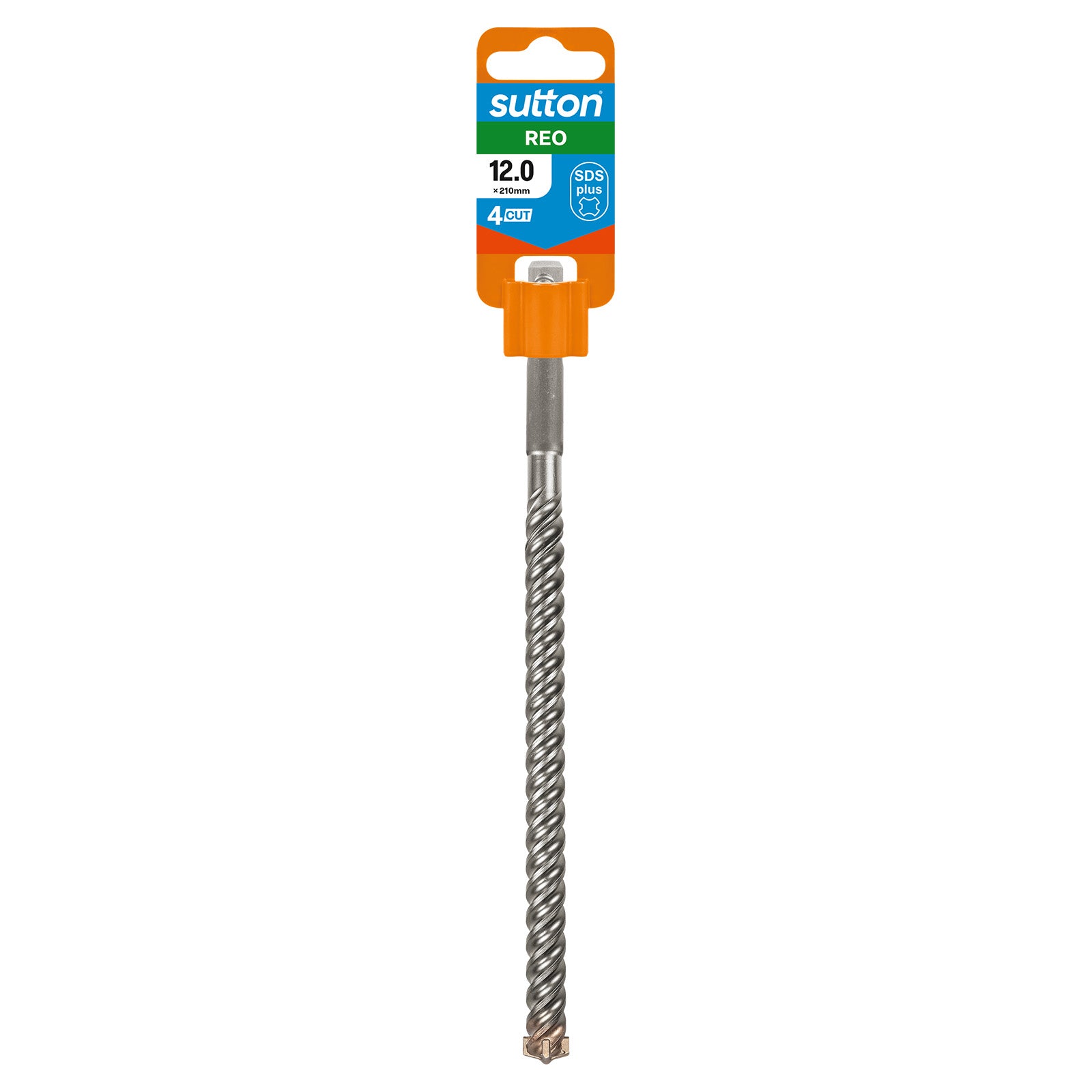 Sutton Tools Drill Masonry Sds+ 4Cut 12Mm X 210Mm D6331200