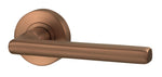 Lockwood Lever V4 Satin Bronze PVD Passage Set With Latch VIV1/V4BZPVD