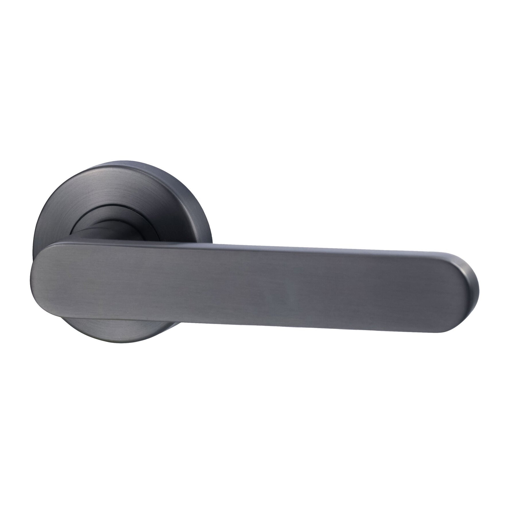 Lockwood Lever V3 Satin Gun Metal PVD Passage Set With Latch VIV1/V3GMPVD