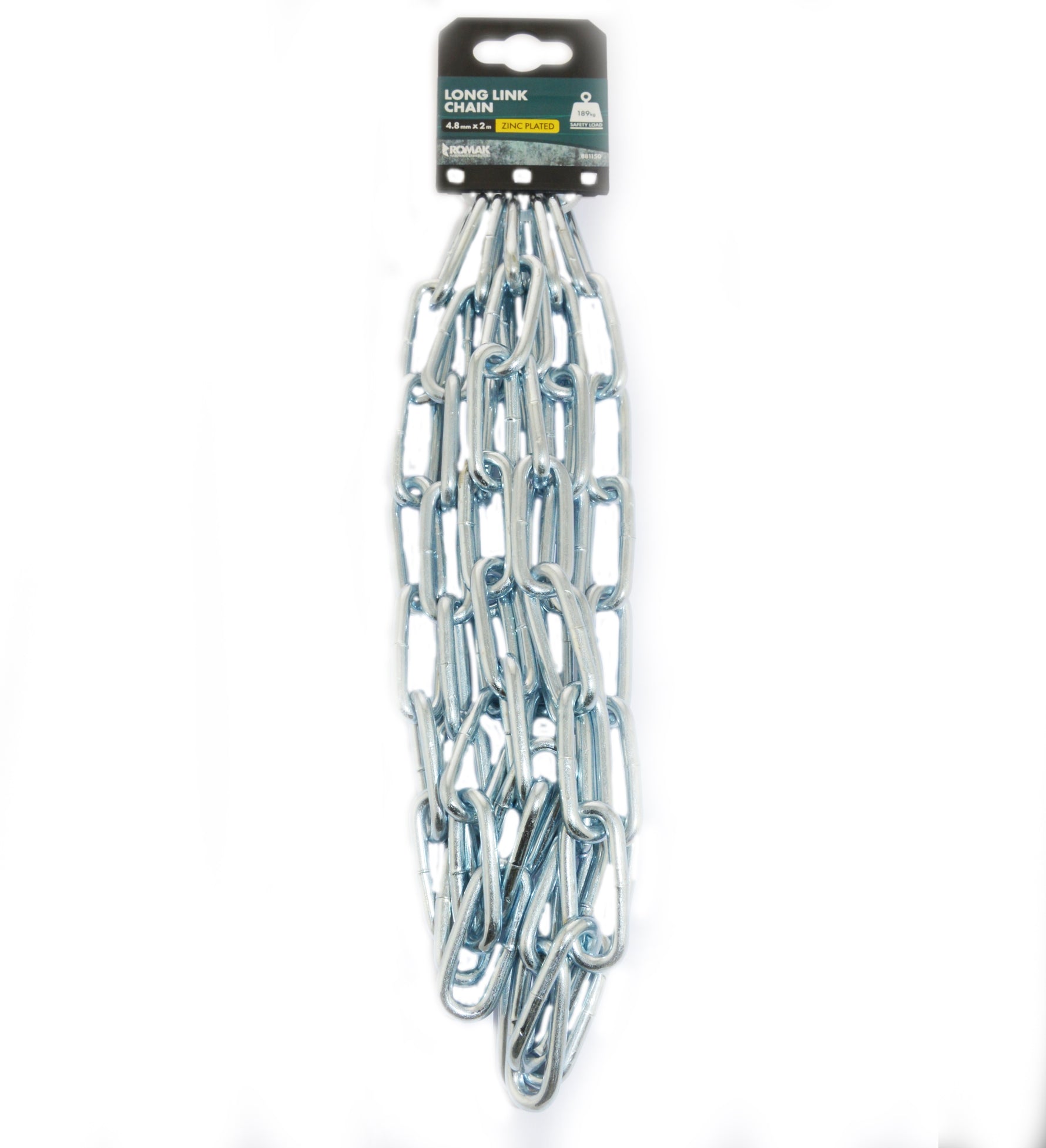 Romak Long Link Chain Zp 6G (4.8Mm) X 2M 881150