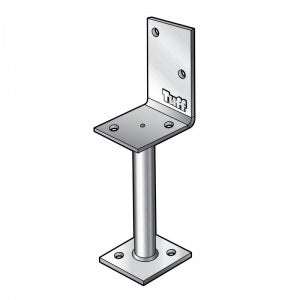Tuff Range Angle Type Post Support 300mm Shaft LPS90X300