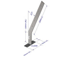 Tuff Range 22.5 Degree Long Heavy Duty Fascia Bracket F12058