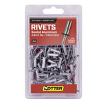 Airco Open Rivets Wilderness 3.2x0.8 to 4.8Mm Pack of 100 RVC632483