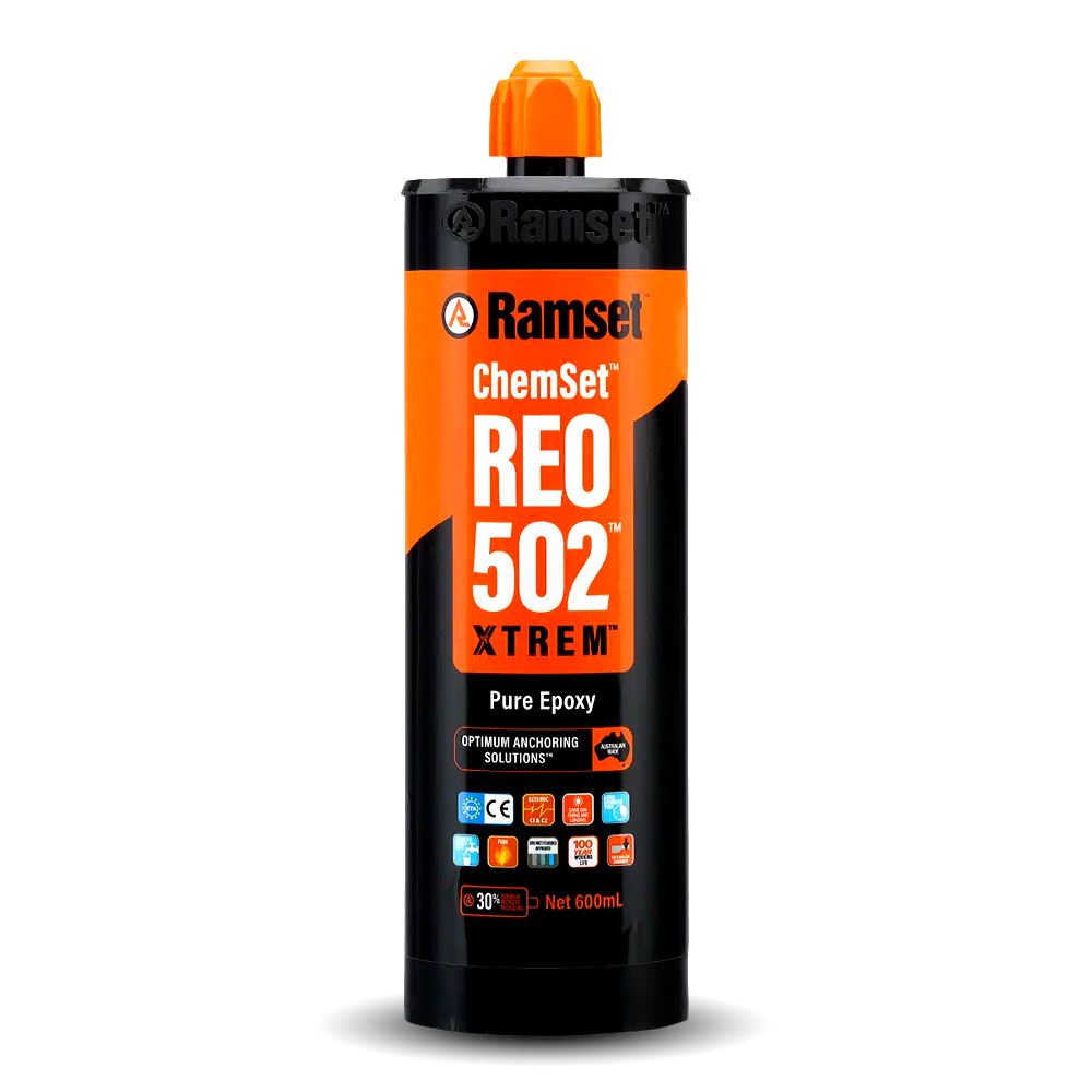 Ramset 600ml CHEMSET Anchoring Epoxy Adhesive - XTREME Black Bottle CREO502X