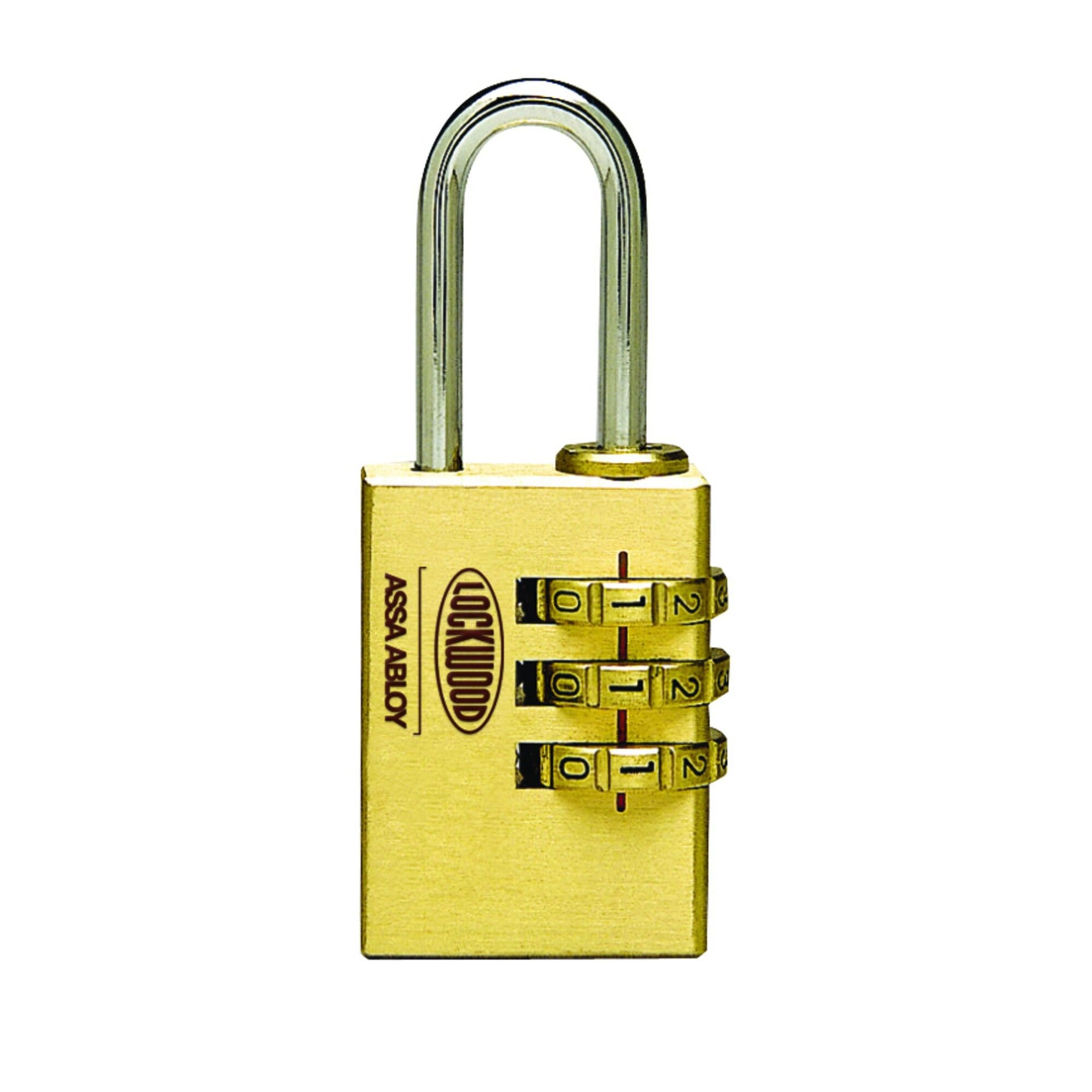 Lockwood 150 Series Padlock 30mm 3 Digit Combination NDP 150/30/125/NDP