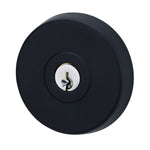 Lockwood Paradigm Deadbolt Round Rose Matt Black Universal Pack 005/B1MBKDP