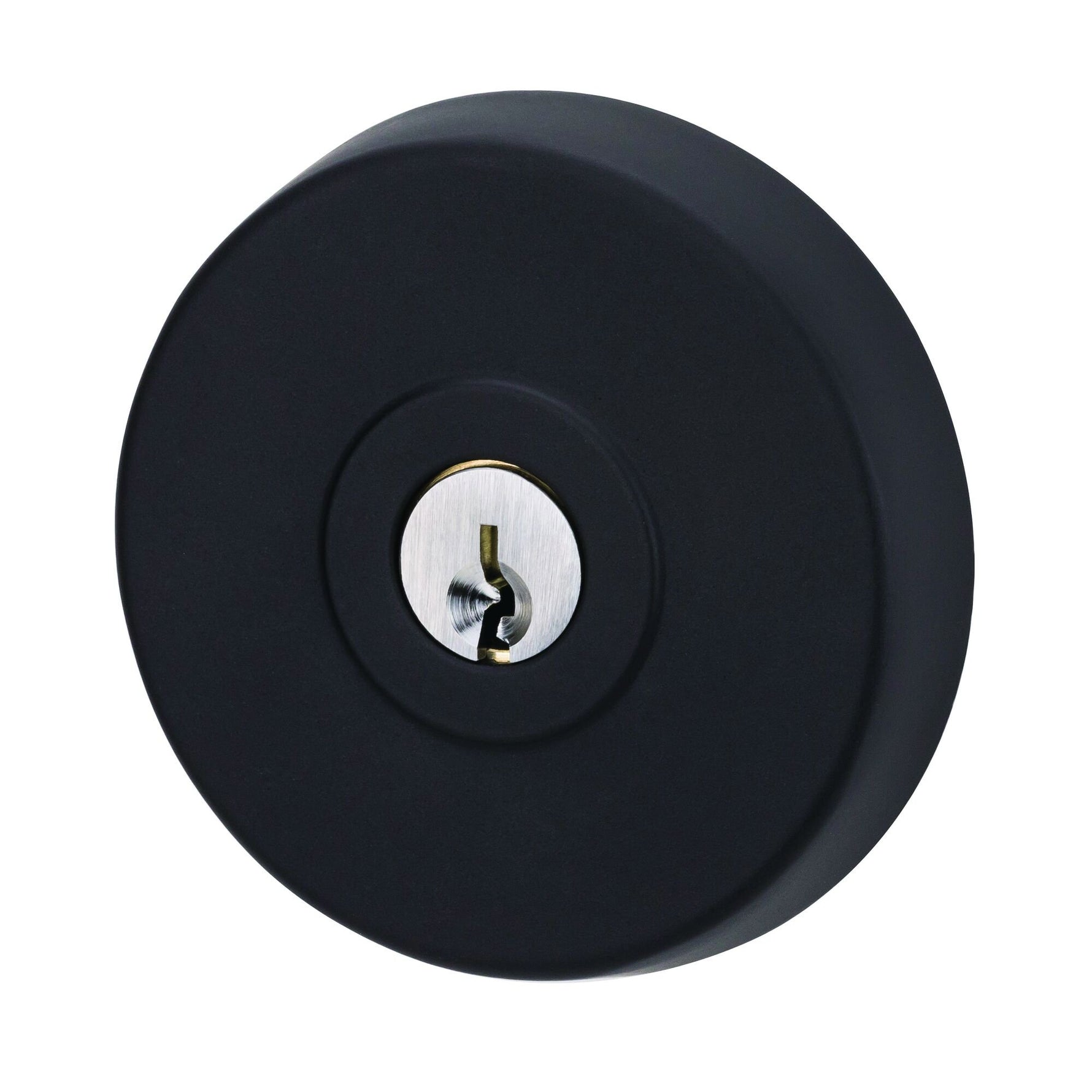 Lockwood Paradigm Deadbolt Round Rose Matt Black Universal Pack 005/B1MBKDP
