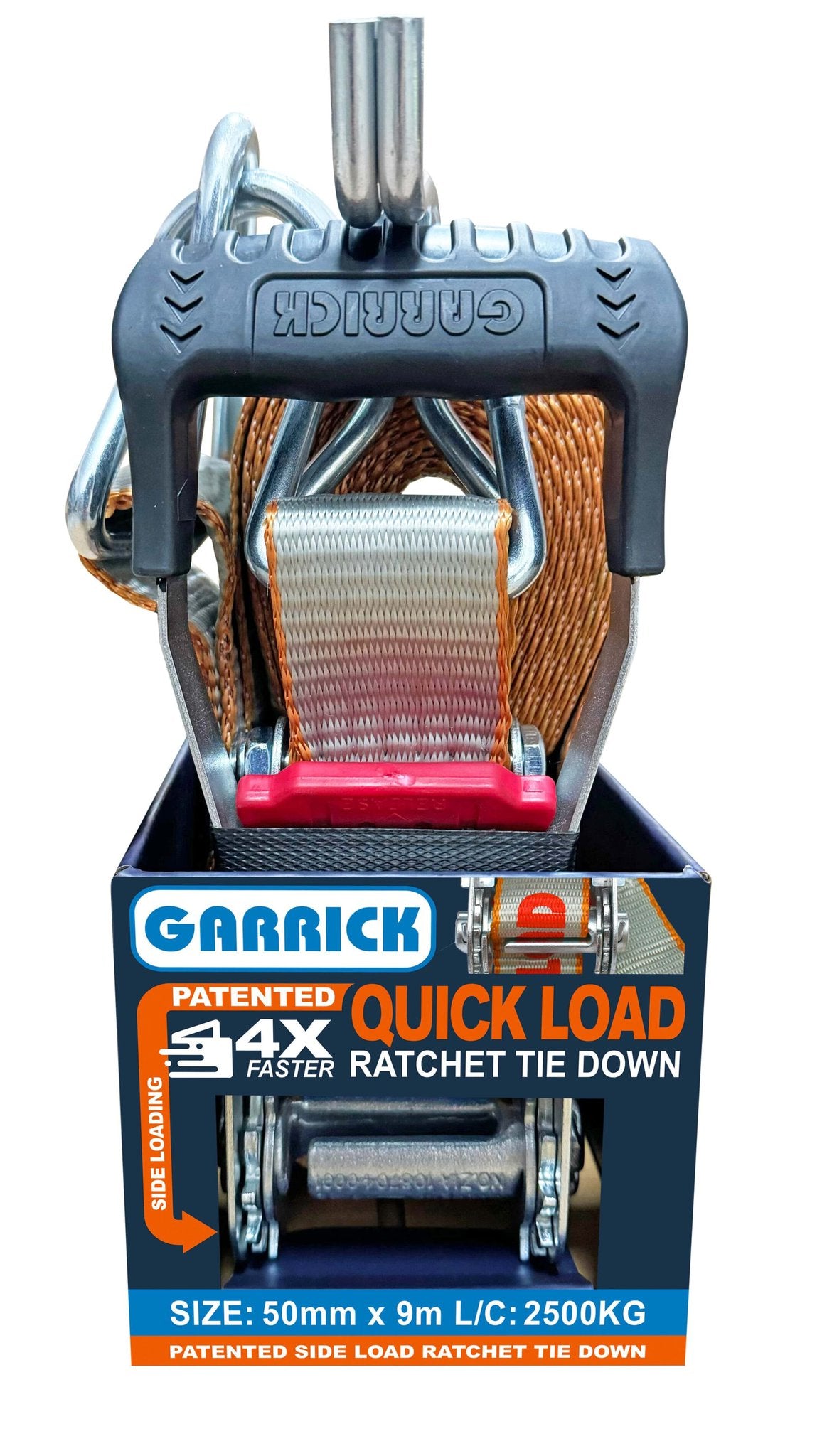 Garrick Quick Load Rtd-50mmx9Mx2500kg GQLRTD-50MM