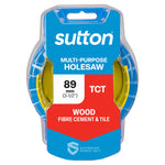 Sutton Tools Holesaw Tct Multi-Purp Hangpack 89Mm H1270890