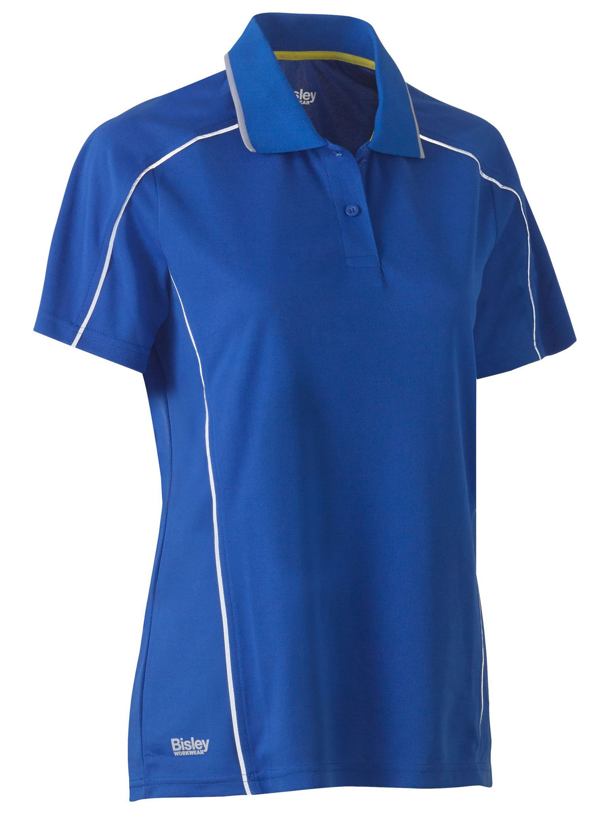 Bisley Workwear BKL1425 Women's Royal 12 Cool Mesh Polo With Reflective Piping BKL1425_BVCB12