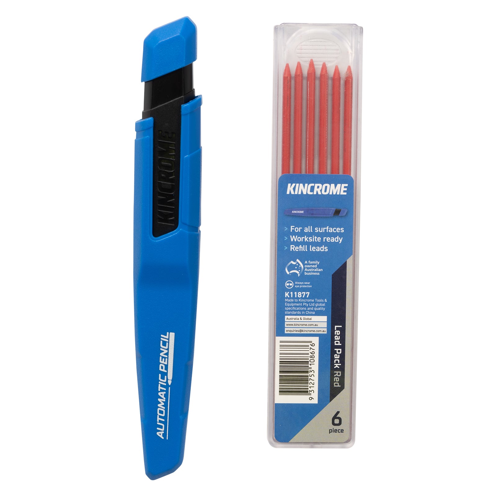 Kincrome Auto Mech Pencil & Red Refill K11871