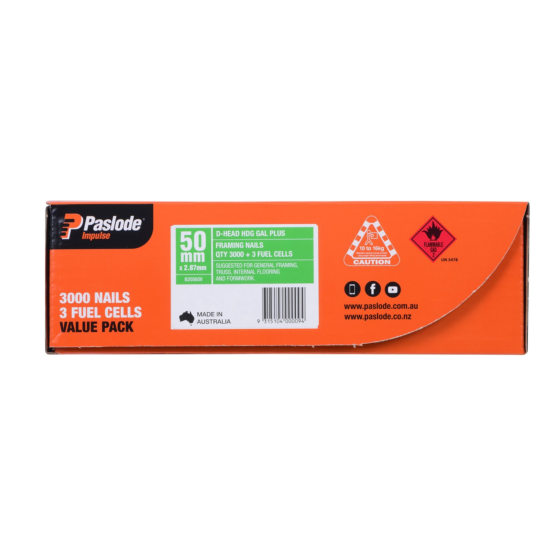 Paslode Impulse 50 X 2.87 Hdg Vp