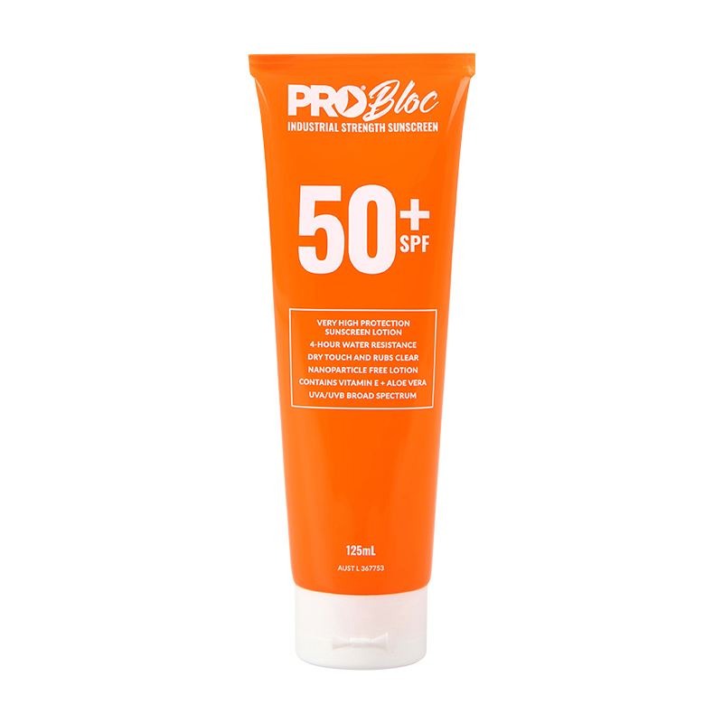 Pro Choice Safety Gear White Probloc Spf 50 + Sunscreen 125Ml Squeeze Bottle