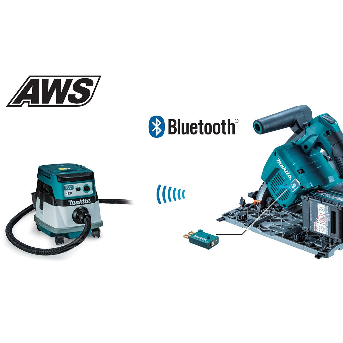 Makita 40V Max XGT Brushless Aws 2 X 4.0ah 165mm Plunge Cut Saw Kit SP001GM201T