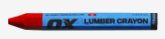 Ox Trade Lumber Crayon Single - Red OX-T635502