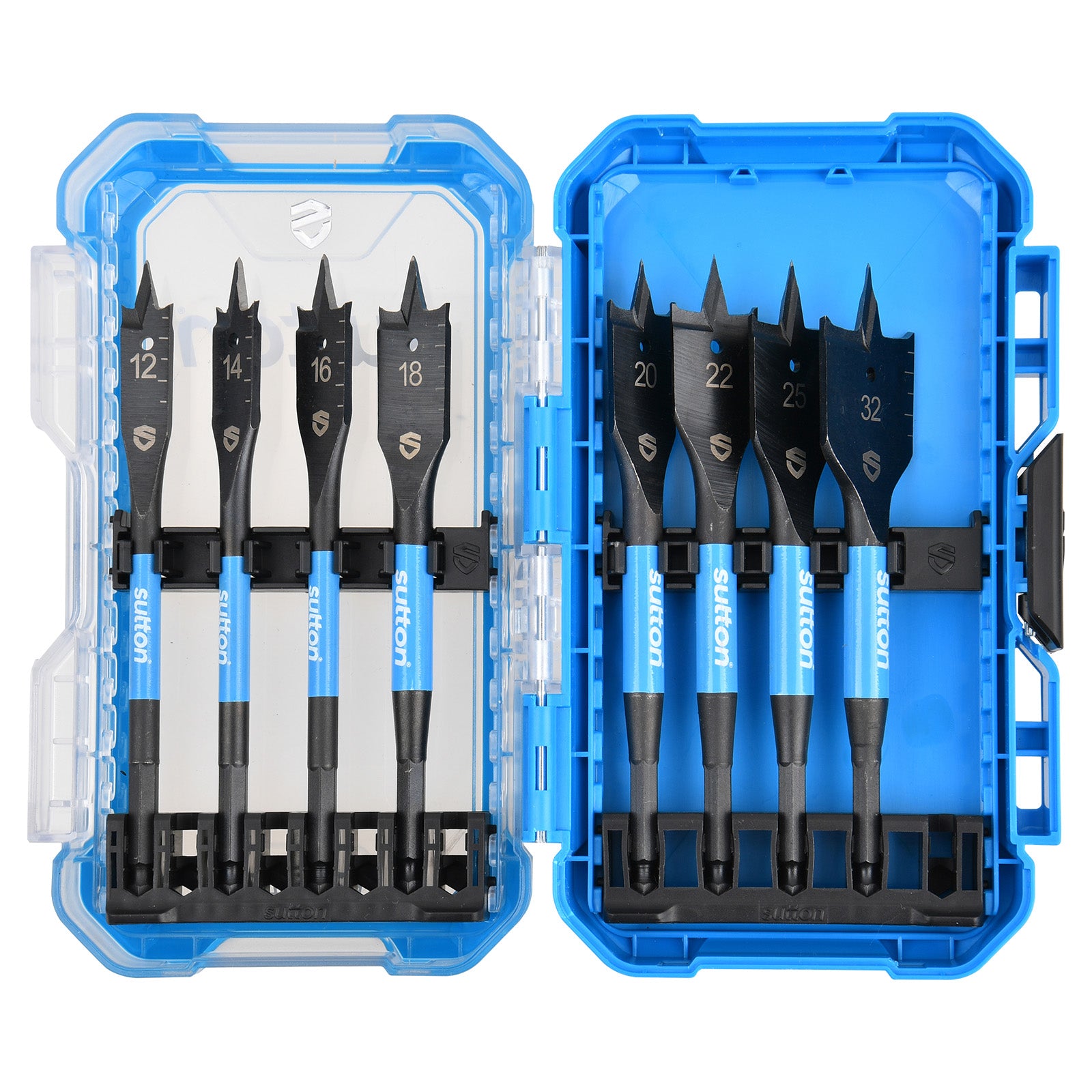 Sutton Tools Drill Spade Bit Supabore Stack-In Set 12-32Mm 8Pc D501S08B