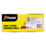 Paslode 75mm x 3.06mm Bright D Head Framing 1000 Pack B20450