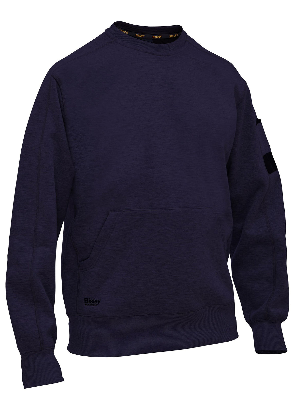 Bisley Workwear BK6723 Men's Navy M Work Fleece Crew Neck Jumper BK6723_BPCTM