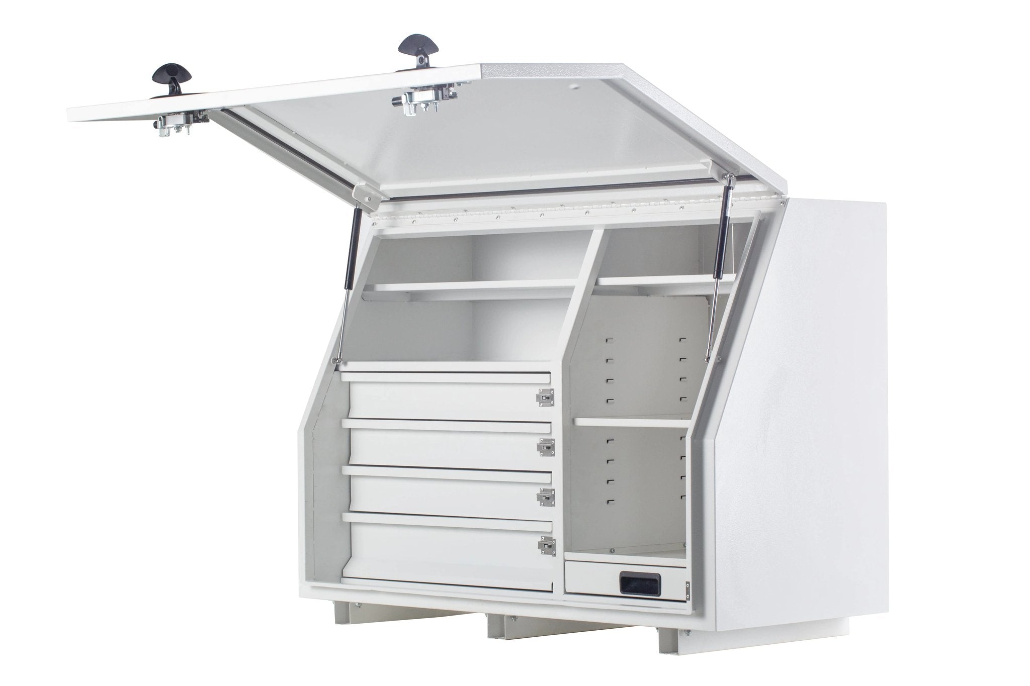 KA Boxes 4 Drawer 5 Shelves pullout Work Surface - White KA1150D4