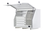 KA Boxes 4 Drawer 5 Shelves pullout Work Surface - White KA1150D4